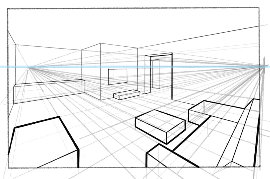 Two Point Perspective Real 5.3 Two-Point Perspective (Unlocking Real 3D Drawing) - Arseni Katsela